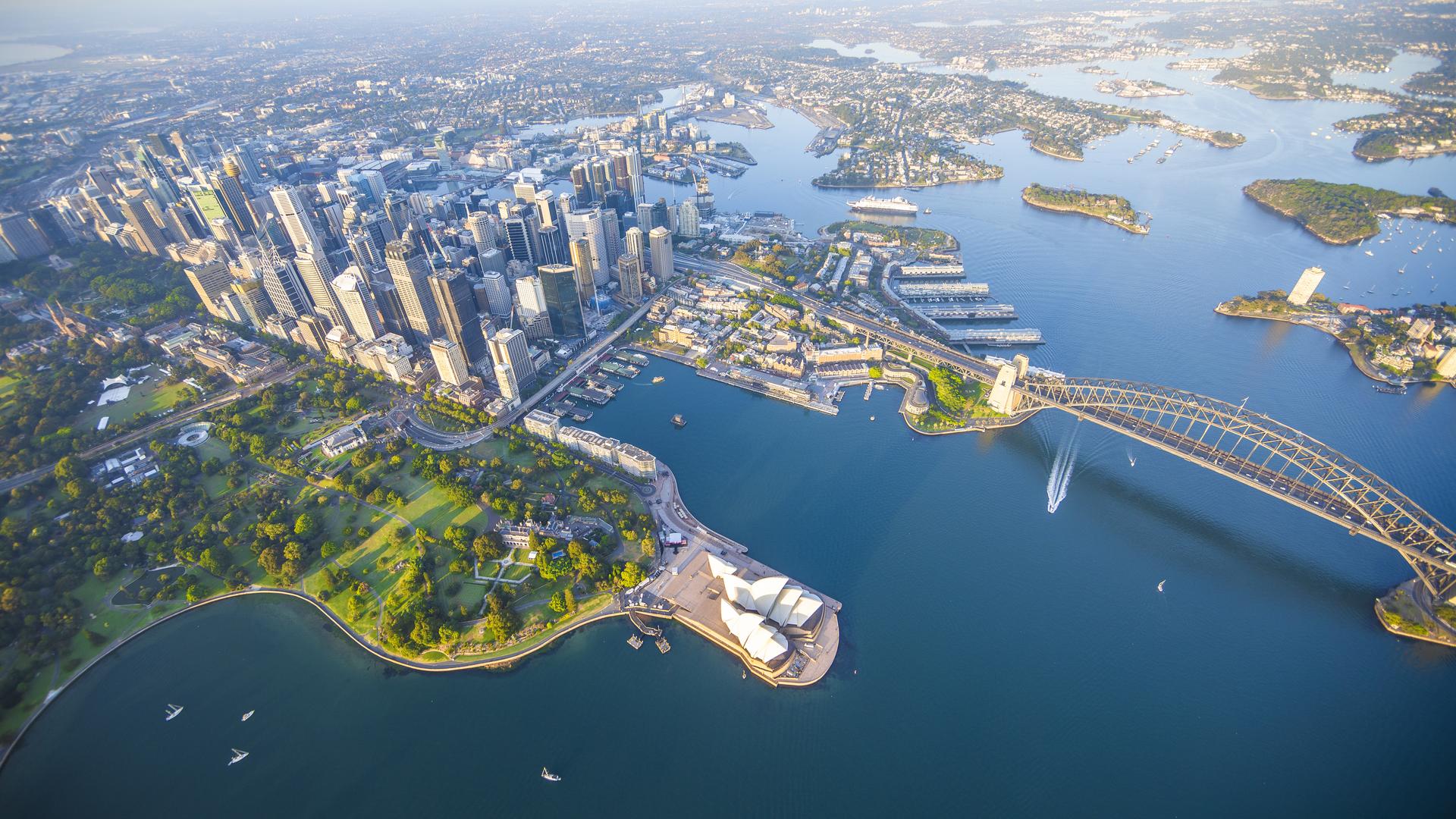 Sydney Opera House and Harbour Bridge